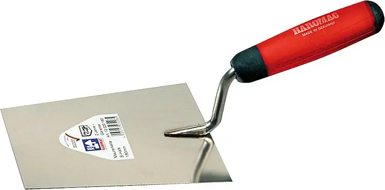 Echt Maurerkelle, G-H rostfrei 180mm, 2K-ERGO rotschwarz