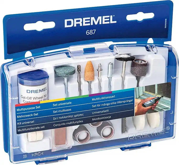 Ausverkauf Mehrzweck-Set 52-teilig für Schleifarbeiten
