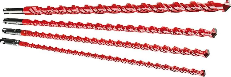 Geprüft Mehrzweckbohrer ALPEN Profi Multicut mit verkürztem SDS-Plus Schaft Ø 8,0 mm, Länge 450 mm