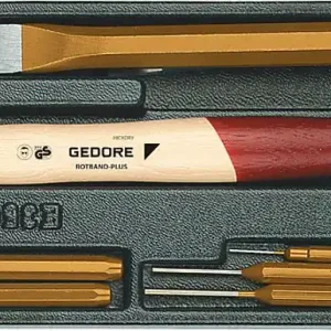 Meißelsatz GEDORE 7-teilig in ABS-Kunststoff Modul Geprüft