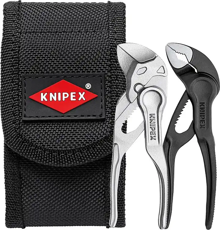 Mini-Zangenset KNIPEX XS, 2-teilig, in Gürteltasche Aktuell