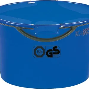 Versand Am Gleichen Tag Mörtelkübel 90 Liter blau kranbar,TÜV VPE = 2 Stück