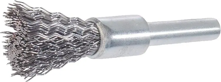 Begrenztes Angebot Pinselbürste Ø 17 mm mit 6 mm Schaft, Stahldraht 0,3 mm