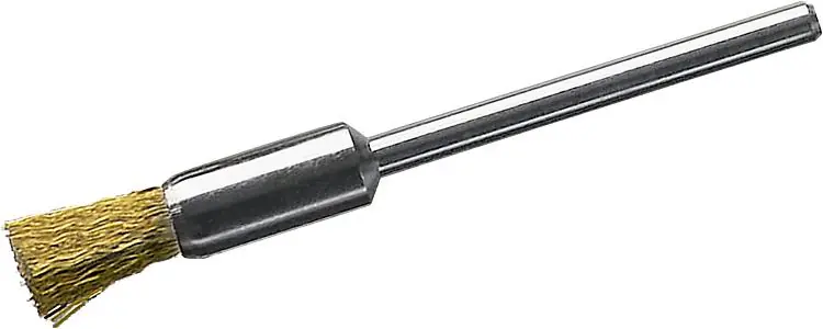 Super-Preis Pinselbürste Ø 5 mm mit 3,0 mm Schaft, Messing 0,1 mm
