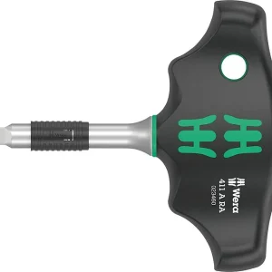 Bestseller Quergriff-Adapterschraubendreher WERA 411 A RA, 1/4" mit Ratschenfunktion