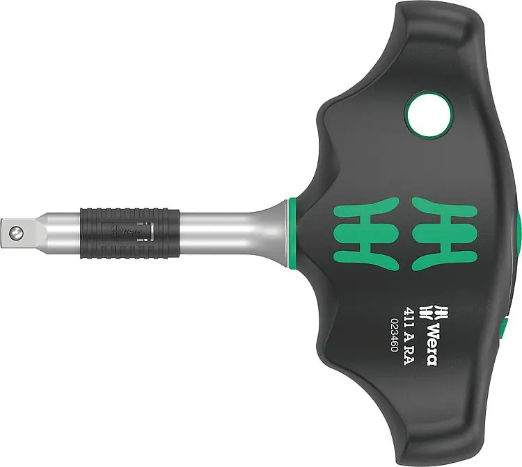 Bestseller Quergriff-Adapterschraubendreher WERA 411 A RA, 1/4" mit Ratschenfunktion