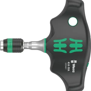 Kracherpreis Quergriff-Bithalter WERA 416 RA mit Rapidaptor Schnellwechselfutter und Ratschenfunktion