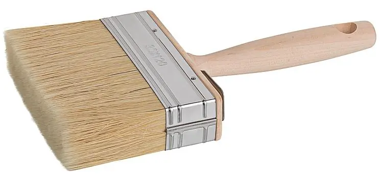 Pr.-Flächenstreicher eckig 67 x 120 mm, helle Chinaborste, 3-fach gek. 90 % Tops Ausverkauf