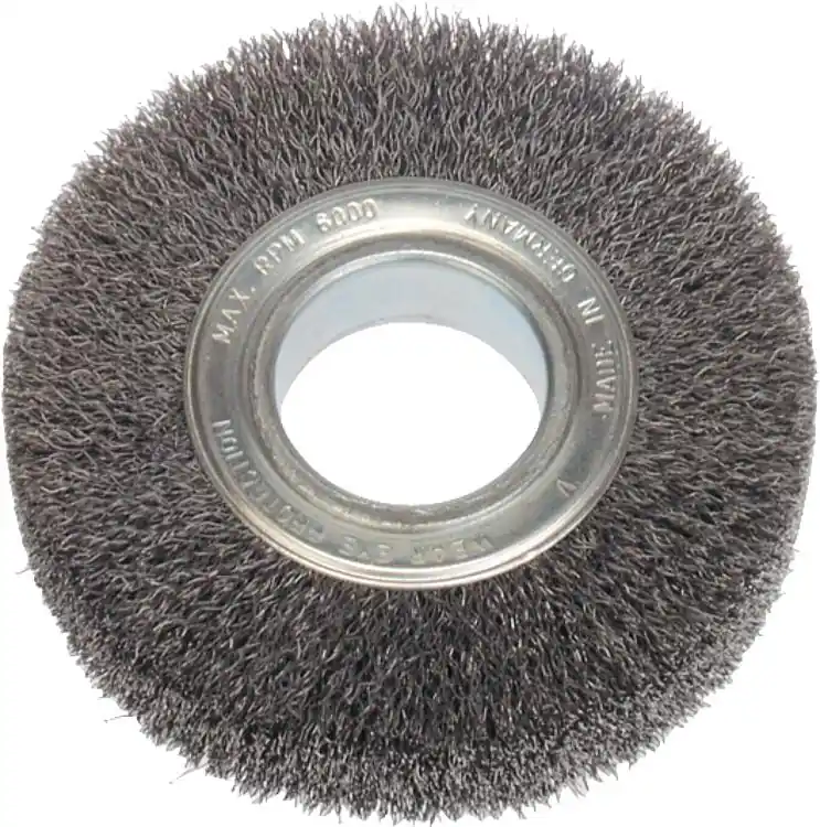 Mega-Angebot Rundbürste Stahldraht gewellt 0,30 mm 150 mm, 23 - 25 mm breit
