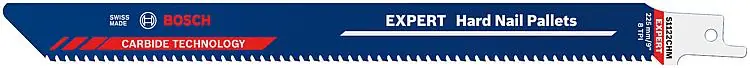 Neue Kollektion Säbelsägeblatt BOSCH® EXPERT S1122CHM Länge 225 mm, für Holz und Metall VPE 1 Stück