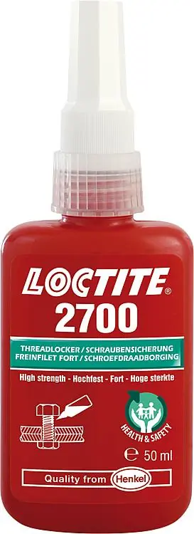 Schraubensicherung hochfest (DVGW) LOCTITE 2700, 50ml Dosierflasche Online Kaufen