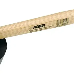 Sieger-Plattenlegerhammer, 1500 g, rund, anvulkanisert, Holz-/Rinkeil, Esche-Stiel 38 cm Nur Für Kurze Zeit
