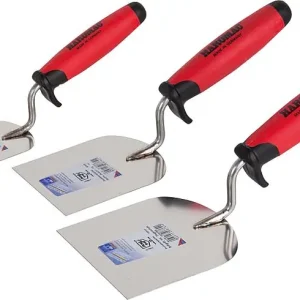 Spachtel-Set 3-teilig rostfrei, 2-K-Griff, Stukkateur Preiswert