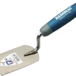 Stukkateurspachtel HAROMAC 100mm rostfrei, 2K-Ergo rotschwarz Abverkauf