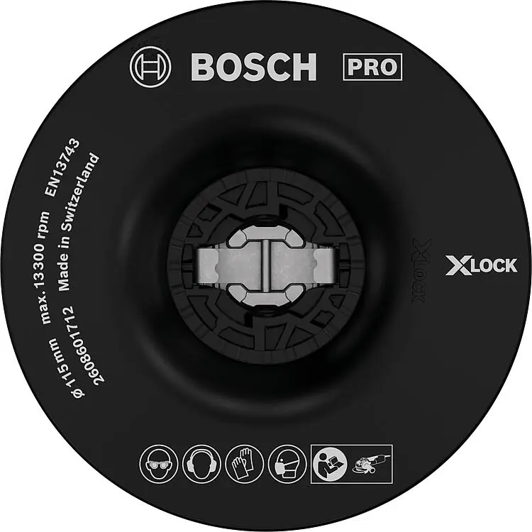 Highlight Stützteller BOSCH® medium mit X - Lock Aufnahme Ø 115 mm
