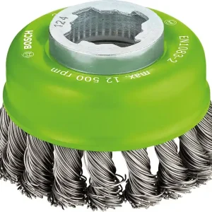 Top-Seller Topfbürste BOSCH® mit X - Lock Aufnahme Ø 75 mm 0,5 mm Edelstahldraht