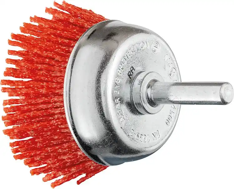 Top-Angebot Topfbürste Pferd TBU ungezopft, Ø 50 mm, Schaft-Ø 6 mm, Kunststoff Ø 1,27 mm, Korn 80
