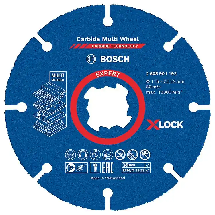 Trennscheibe BOSCH EXPERT Carbide Multiwheel Ø 115 mm X-LOCK Neu