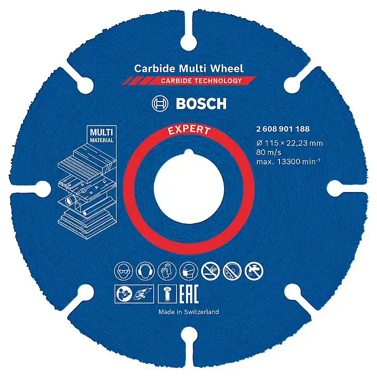 Versand Am Gleichen Tag Trennscheibe BOSCH EXPERTCarbide Multiwheel Ø 115 x 22,23 mm
