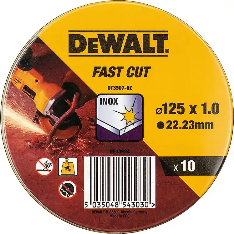 Trennscheibe DeWALT DT3507-QZ 125 x 1 x 22,23 mm, VPE=10 Stück Top-Angebot