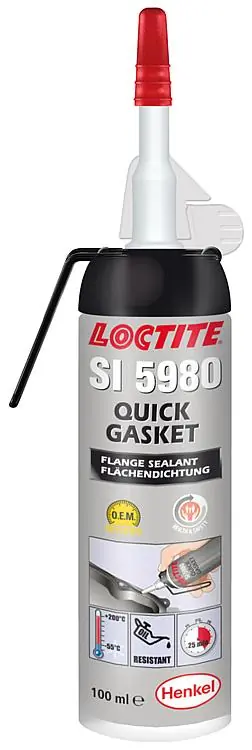 Universal-Flächendichtung flexibel (Silikon) LOCTITE SI 5980 [schwarz] 100ml Druckgasdose Sichere Zahlung