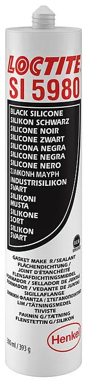 Abverkauf Universal-Flächendichtung flexibel (Silikon) LOCTITE SI 5980 schwarz 300ml Kartusche