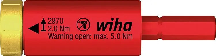VDE-Drehmoment Wiha® easyTorque Adapter für slimBits und slimVario®, max. 2,0 Nm Nur Heute