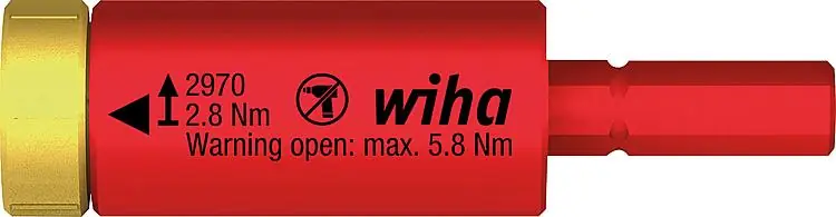 Beliebt VDE-Drehmoment Wiha® easyTorque Adapter für slimBits und slimVario®, max. 2,8 Nm