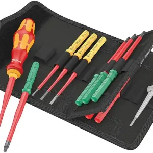 VDE-Wechselklingen-Set WERA Kraftform Kompakt VDE 16 extra slim 1 Tool Finder mit Bithalter, 16-teilig Neuheit