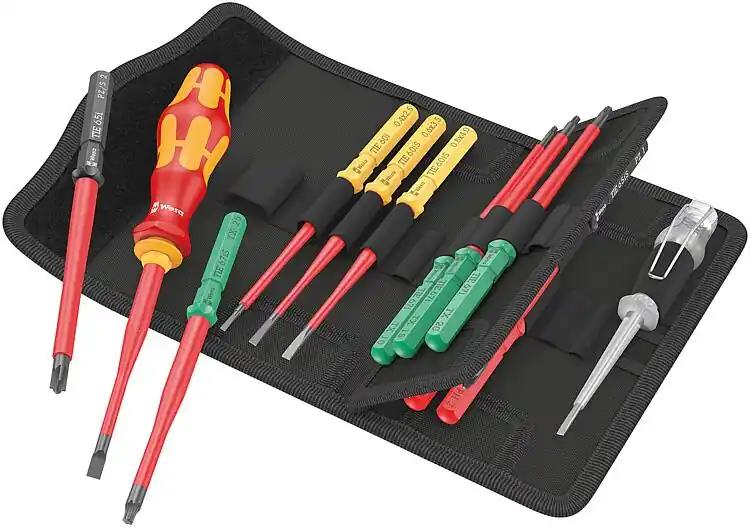 VDE-Wechselklingen-Set WERA Kraftform Kompakt VDE 16 extra slim 1 Tool Finder mit Bithalter, 16-teilig Neuheit