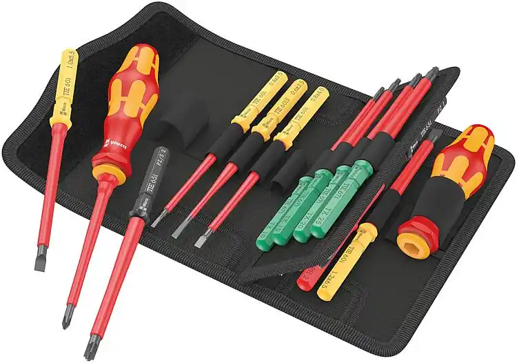 Online Kaufen VDE-Wechselklingen-Set WERA Kraftform Kompakt VDE 17 Universal 1 Tool Finder mit Bithalter, 17-teilig