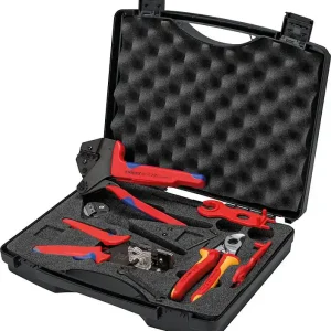 Sale Werkzeug-Set KNIPEX für Photovoltaik 97 97 04 V01, 6-teilig, im Transportkoffer