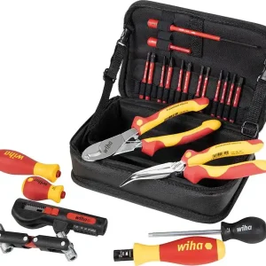 Werkzeug-Set Wiha® für Elektroinstallation, 23-teilig, inkl. Multifunktionstasche Saisonangebot