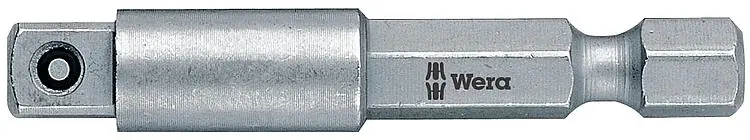Billig Werkzeugschaft WERA 1/4" 4-kant x 1/4" 6-kant Länge 100mm