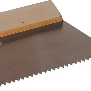 Zahnspachtel C2 6x6x250mm Holzrücken Geprüft