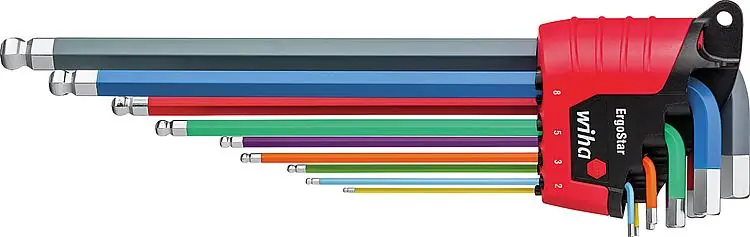Meistverkauft Winkelschlüssel-Set Wiha® Sechskant-Kugelkopf, 10-teilig